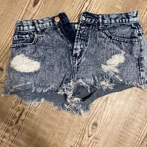 Forever 21 denim shorts